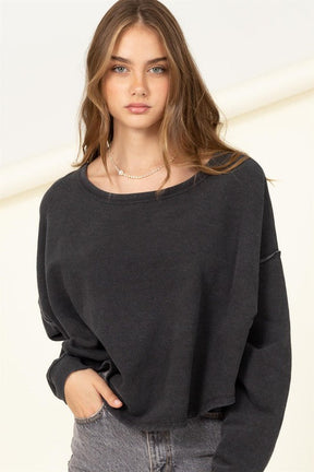 LEISURE LOVING OVERSIZED SWEATSHIRT