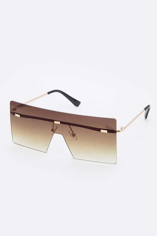 Cee Cee Shield Inspired Square Sunglasses