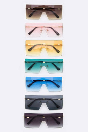 Cee Cee Shield Inspired Square Sunglasses