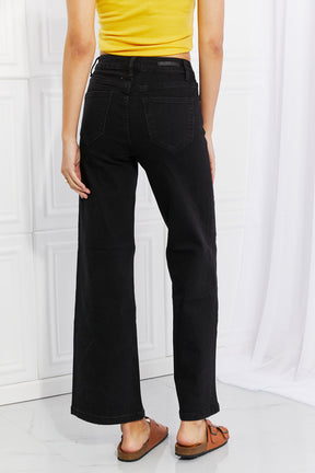 RISEN Amanda Midrise Wide Leg Jeans